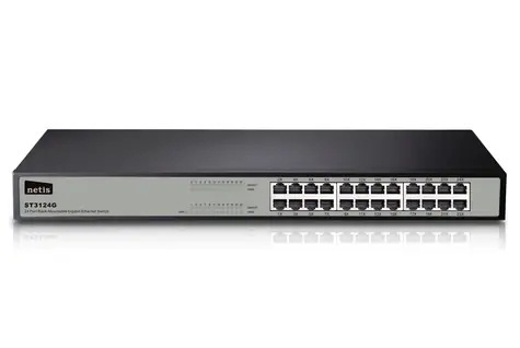 NETIS ST3124G / 24port GBit Switch / 24x GLAN / rack / kovový