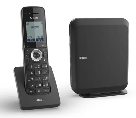 Snom M25 bezdrátový telefon se zdrojem