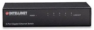 Intellinet Switch Desktop retail / 5-port / 1000 Mbps