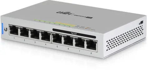Ubiquiti US-8-60 W 5-pack / Switch / 8-port 10 &100 &1000 Mbps / PoE 60W