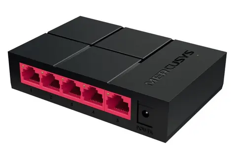 Mercusys MS105G / 5-Portový switch / 10|100|1000 Mbps / desktop