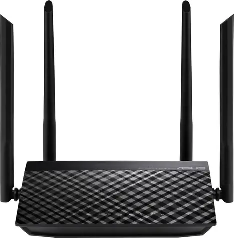 ASUS RT-AC1200 v.2 / WiFi Router AC1200 / 2.4GHz - 300Mbps / 5GHz - 867Mbps / WAN + 4xLAN