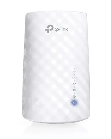 TP-Link RE190 bílá / AC750 Wi-Fi Range Extender / 3x interní anténa / 2.4GHz 300Mbps / 5GHz 433Mbps / WiFi / 802.11ac