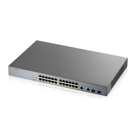 ZyXEL GS1350-26HP / 26-Port Switch / 100|1000 Mbps / PoE / 2x kombo RJ-45 | SFP