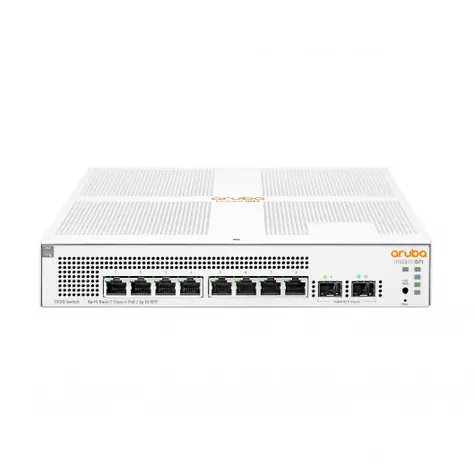 Aruba Instant On 1930 8G 2SFP 124W Switch / 8x Gigabit RJ45 portů / 2x Gigabit SFP porty / PoE+ / 124W