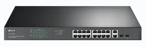TP-Link TL-SG1218MP / Switch / 16x GLAN (PoE+) / 2x GLAN (Non-PoE) / 2x Combo Gigabit SFP / PoE+