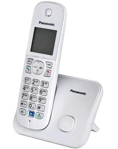 Panasonic KX-TG6811GS / Bezdrátový analogový telefon / DECT / GAP / telefonní seznam 120 / max. 15 hodin hovoru