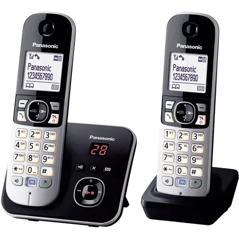 Panasonic KX-TG6822GB / Bezdrátový analogový telefon / DECT / záznamník 30 minut