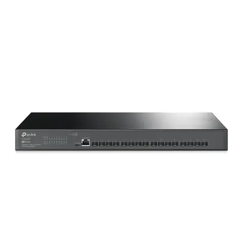 TP-Link TL-SX3016F / Switch / 16x 10GE SFP+ / 1x RJ-45 (konzole) / L2+ / řízený / 320Gbps
