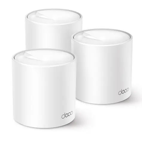 TP-Link Deco X50(3-pack) / Wi-Fi systém MESH AX3000 / 2.4GHz - 574 Mbps / 5GHz - 2402 Mbps / 3x GLAN 