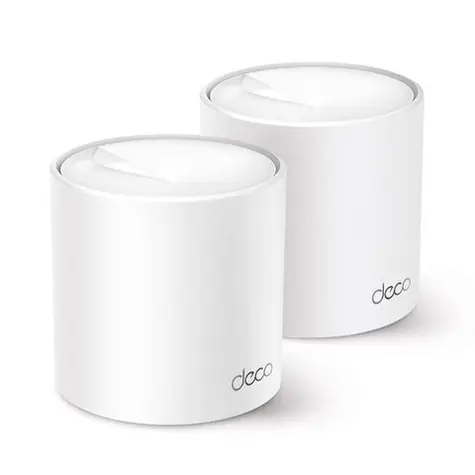 TP-Link Deco X50(2-pack) / Wi-Fi systém MESH AX3000 / 2.4GHz - 574 Mbps / 5GHz - 2402 Mbps / 3x GLAN