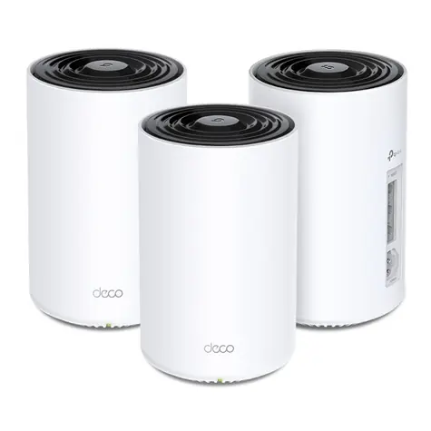 TP-Link Deco PX50(3-pack) bílá / WiFi 6 systém MESH / Dual-band / 2.4GHz - 574Mbps / 5GHz - 2402Mbps / 2x GLAN
