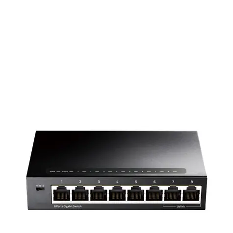 Cudy GS108D switch / 8x RJ45 / 1000Mbps