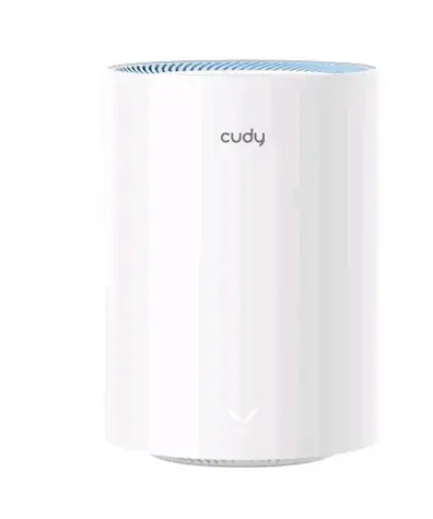 Cudy AC1200 Wi-Fi mesh systém 1ks / Dual-Band / 2.4 GHz 300Mbps / 5 GHz 867Mbps / 1x WAN 1x LAN RJ45