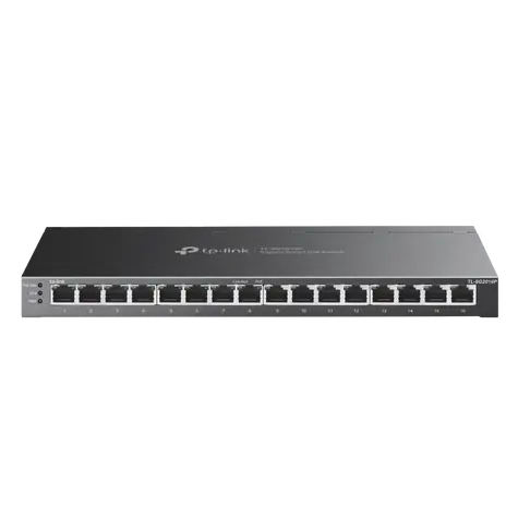 TP-Link TL-SG2016P / Switch / 32 Gbps / 8x RJ45 PoE / 8x RJ45 