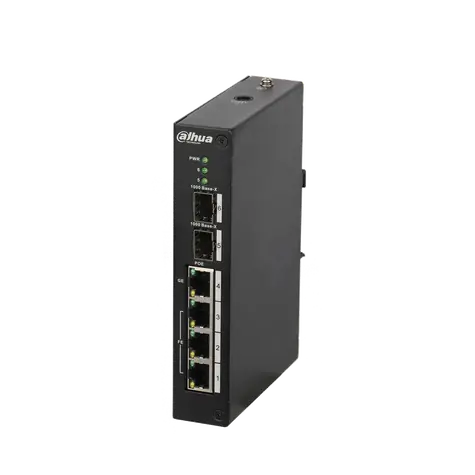 Dahua PFS3206-4P-96 / Switch / 1000Mbps / 4x RJ-45 / 2x SFP / PoE