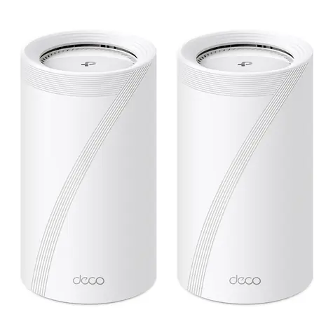 TP-Link Deco BE85 2-pack / Wi-Fi systém MESH / Tri-band / 6GHz - 2.4 GHz / 2x GWAN + 2x GLAN