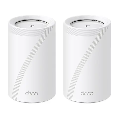 TP-Link Deco BE65 (2-pack) bílá / Wi-Fi 7 systém MESH BE9300 / Tri-band / 2.4 GHz 574 Mbps / 5 GHz 2880Mbps / 6 GHz 5760