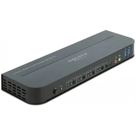 Delock HDMI KVM Switch 4K 60 Hz / USB 3.0 / Audio