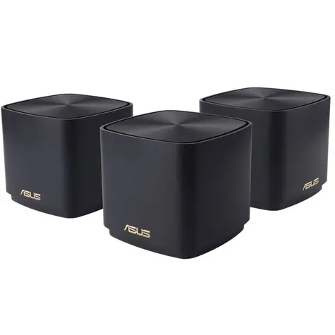 ASUS ZenWiFi XD4 Plus černá 3ks / MESH router AX1800 / 2.4GHz / 5GHz / WAN + 1x LAN