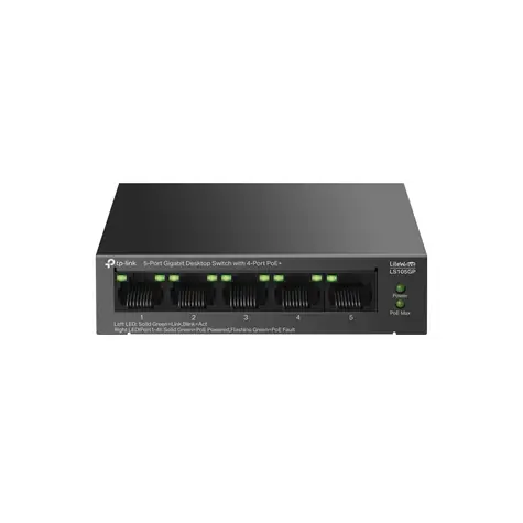 TP-Link LS105GP / Switch / 10 Gbps / 5x GLAN / PoE+