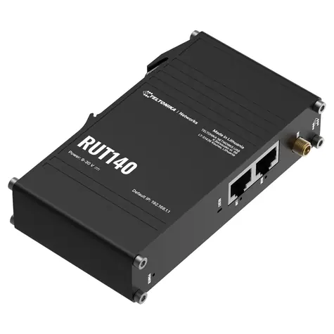 Teltonika RUT140 / Industriální Router / 580 MHz / 1x LAN / 1x WAN
