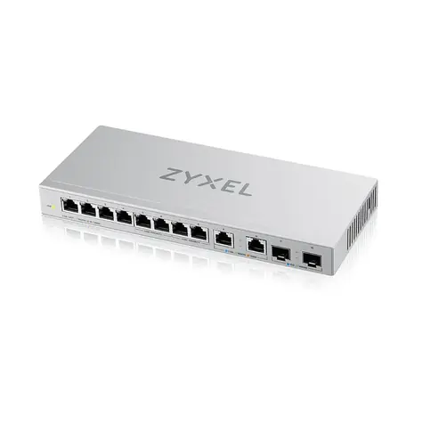 ZyXEL XGS1010-12 / Desktop Switch / 8x RJ45 1G / 2x RJ45 2.5G / 2x SFP+