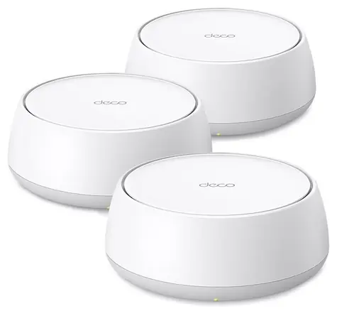 TP-Link Deco BE25 (3-pack) / WiFi 7 systém MESH BE3600 / Dual-Band / 2.4 GHz 688Mbps / 5 GHz 2880 Mbps 