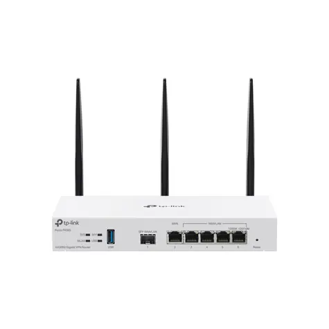 TP-Link Festa FR365 / Wi-Fi 6 Router / 2.4GHz 574Mbps / 5GHz 2402 Mbps / 1x1G SFP WAN/LAN / RJ45 / 4x1G WAN/LAN / USB