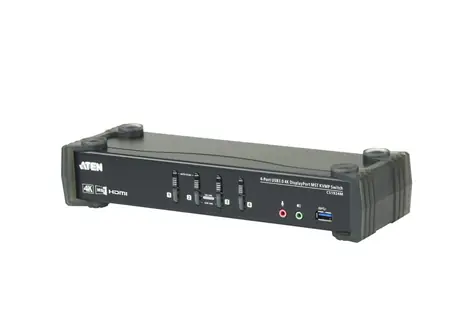 ATEN CS1924M / 4-portový switch USB 3.0 4K DisplayPort MST KVMP