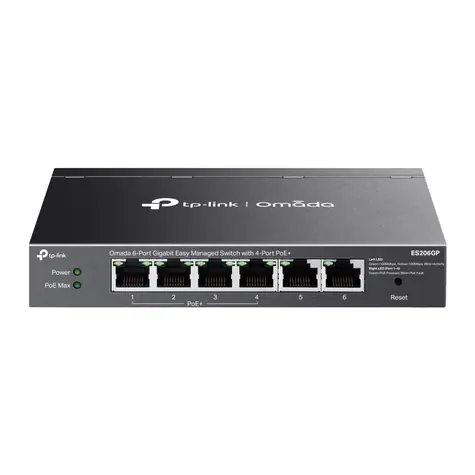 TP-Link ES206GP / Switch / 6x RJ45 1Gbps / 4x PoE+