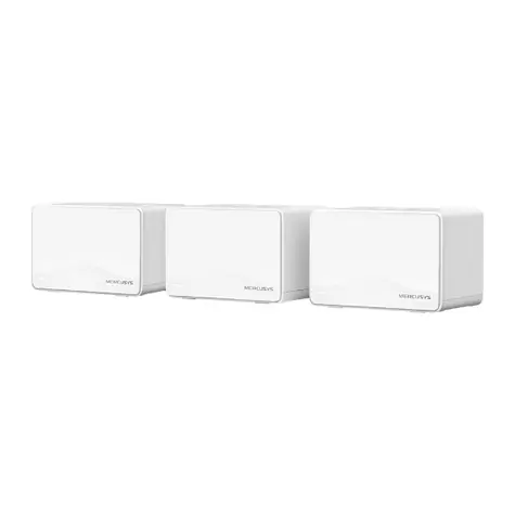 TP-Link Mercusys Halo H25BE (3-pack) / Wi-Fi 7 BE3600 / Dual-Band / 2.4GHz 688Mbps / 5GHz 2880Mbps / 3x GLAN 