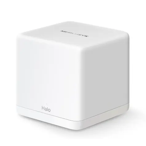 Mercusys Halo H60X 1ks bílá / WiFi systém MESH AX1500 / Dual-Band / 1201 Mbps + 300 Mbps / 2x RJ45