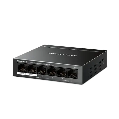 TP-Link Mercusys MS106P / Switch / 6x RJ45 / PoE