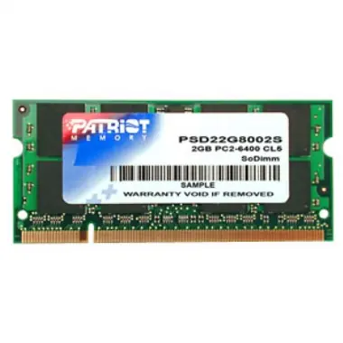 Patriot 2GB SO-DIMM DDR2 800MHz / CL6 / 1.8V