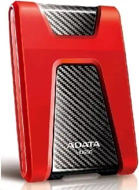 ADATA Durable HD650 1TB červená / Externí HDD / 2.5