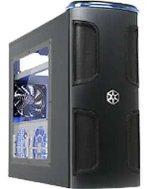 SilverStone SST-KL03B-W Kublai / PC skříň / miditower / ATX / bez zdroje / USB 2.0 / průhledná bočnice / černá