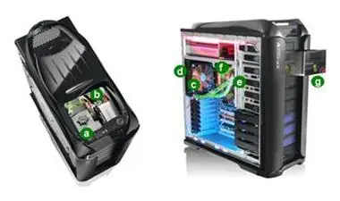 THERMALTAKE VH800LBWS Armor+ Mx LCS / midi tower / USB 2.0 / bez zdroje / ATX / průhledná bočnice / černá
