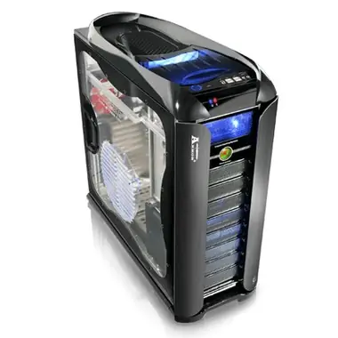 THERMALTAKE VH600LBWS Armor+ LCS / BigTower / vodní chlazení / Bez zdroje / E-ATX, ATX / průhledná bočnice / černá