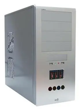 AeroCool I-Curve+ -SV (EN52122) / PC skříň / displej / Bez zdroje / stříbrná