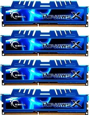 G.Skill RipjawsX Series 32GB (4x8GB) 2400MHz / DDR3 / 11-13-13-31 / 1.65V