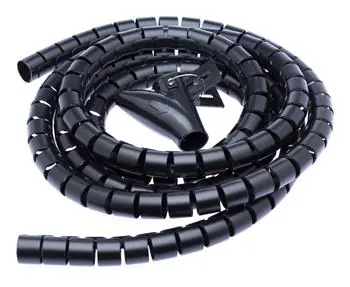 CONNECT IT trubice pro vedení kabelů WINDER (2.5m x 20mm) černá