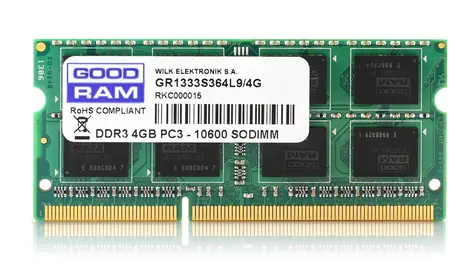 GOODRAM 4GB 1600MHz / SODIMM / DDR3 / CL11 / 1.35V