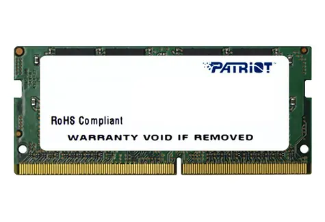 Patriot Signature 16GB (1x16GB) 2400MHz / SODIMM / DDR4 / CL17 / Unbuffered / Non-ECC / 1.2V 