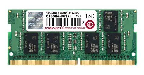 Transcend 16GB (1x16GB) 2133MHz / SODIMM / DDR4 / CL15 / 1.2V / 2Rx8 