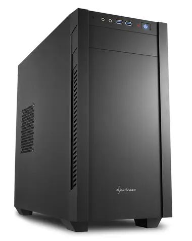 Sharkoon S1000 černá / Micro ATX / 2x USB 3.0 / 3x 120 mm / Bez zdroje