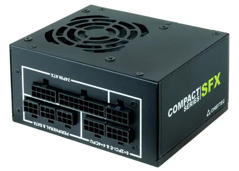 CHIEFTEC CSN-650C zdroj / 650W / SFX / 80mm fan / akt. PFC / modulární kabeláž / 80PLUS Gold
