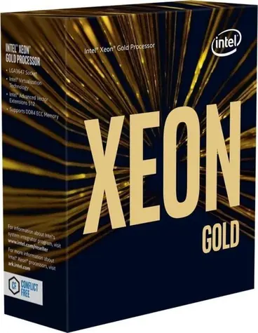 Intel Xeon Gold 6148 @ 2.4GHz / TB 3.7GHz / 20C40T / L1 1280kB L2 20MB L3 27.5MB / 3647 / Skylake / 150W