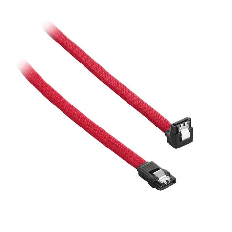 CableMod ModMesh Pravoúhlý SATA 3 Kabel 30cm - červená