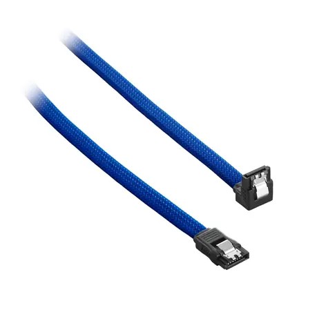 CableMod ModMesh Pravoúhlý SATA 3 Kabel 30cm - modrá